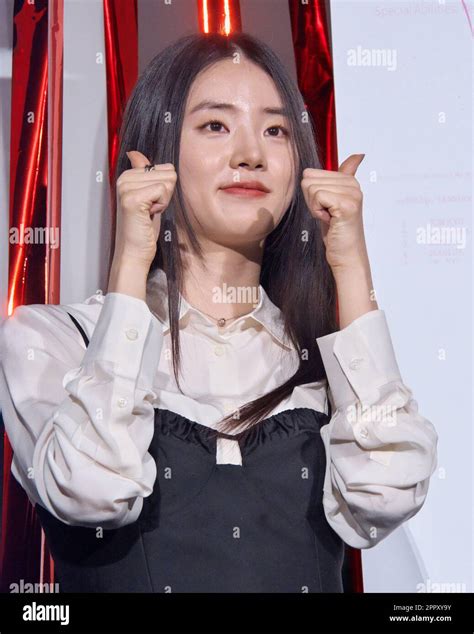 Tokyo, Japan. 25th Apr, 2023. Korean actress Shin Shi-ah attends a ...