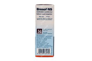 Himalaya Bresol Ns Saline Nasal Solution 10 Ml - Uses, Side Effects ...