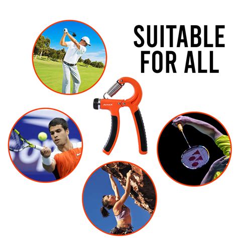 ActiveX Hand Grip Strength Trainer | Adjustable Resistance 10-40kg
