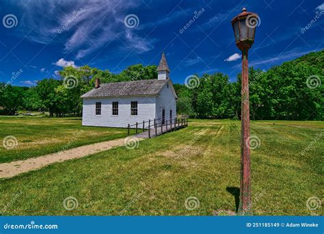 Historic Chapel Stonefield Village Near Cassville WI and Nelson Dewey ...