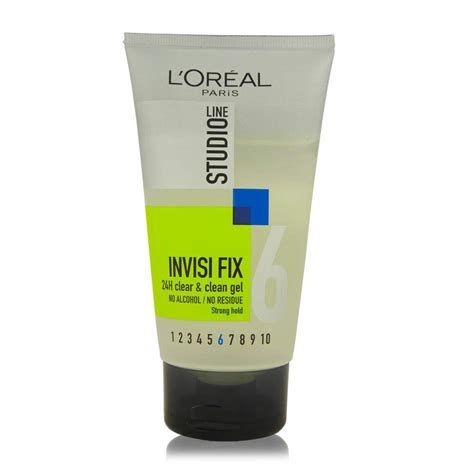 Buy L'Oreal Paris Men's Hair Styling Gel - Invis Fix Clean Gel, No. 6 ...