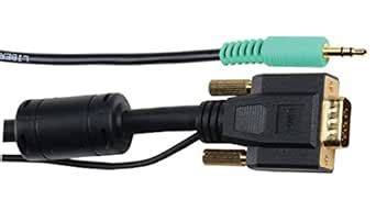 Liberty-Wire&Cable Z100VGAA15FT Z100 VGA and 3.5TRS PC Stereo Audio ...