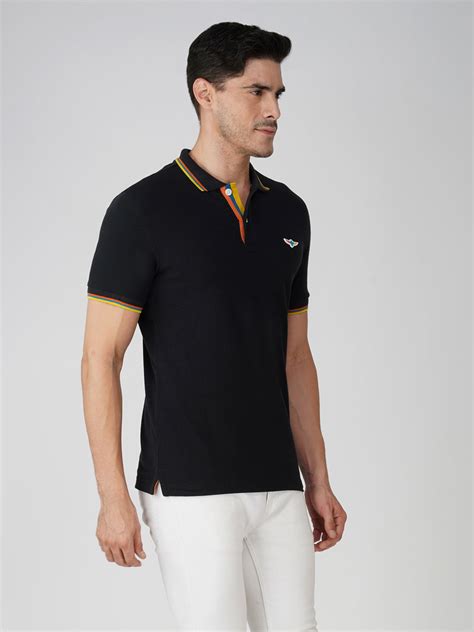 Black Tipping Polo T-Shirt | Premium Quality European Fit – ShopZvezda