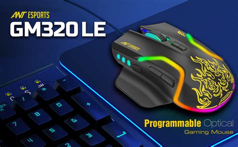 Ant Esports GM320 Fire Flare RGB Optical Wired Gaming Mouse