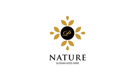 Nature Logo Design with Letter P Graphic by ivynn · Creative Fabrica