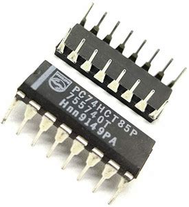INVENTO 2Pcs 7485 IC Comparator, 74HCT85, Magnitude, 4 Channels, 4bit ...