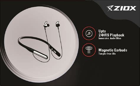 Ziox® Bumbles Wireless Bluetooth 5.0 Neckband | 30Hrs Play Time with ...
