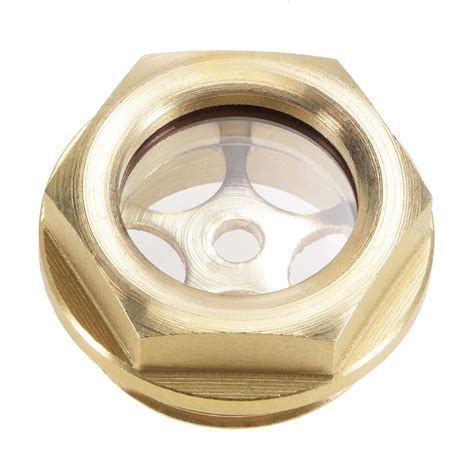 Buy sourcing Oil Liquid Level Gauge Glass G3/4 Male Threaded Brass Air ...