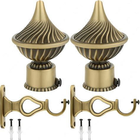 Buy Natural Aluminium Alloy Curtain Bracket Fire Style/Parda Holder ...