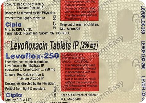 Levoflox 250 MG Tablet (10): Uses, Side Effects, Price & Dosage | PharmEasy
