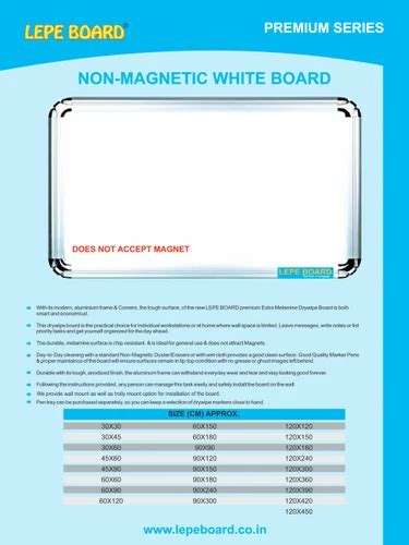 White Board - Lepe Aluminium Frame White Board Service Provider from Mumbai