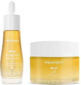 Aqualogica Glow+ Own The Glow Duo - Face Serum 30ml and Gel Moisturizer ...