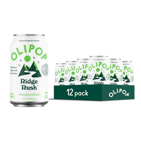 Amazon.com : OLIPOP Prebiotic Soda Pop, Ridge Rush, A New Kind of Soda ...
