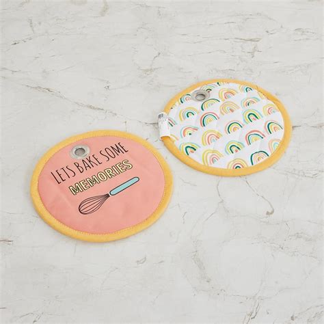 Buy Bakers Pride Set of 2 Cotton Pot Holder from Home Centre at just ...