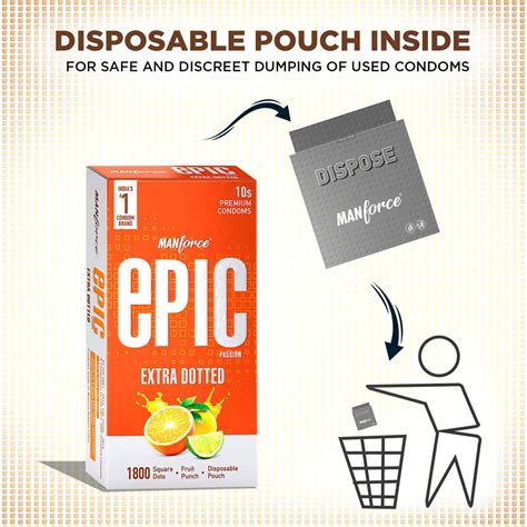 Buy MANFORCE EPIC PASSION EXTRA DOTTED FRUIT PUNCH FLAVOUR PREMIUM ...