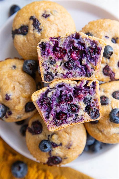 High protein lemon blueberry muffins – Artofit