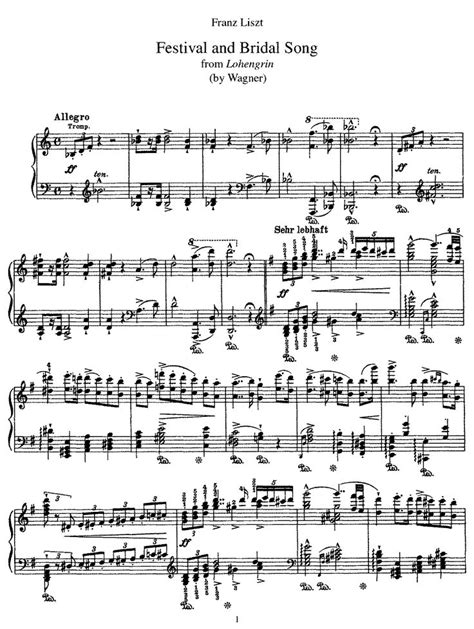 Aus Lohengrin, S.446 (Liszt, Franz) - IMSLP/Petrucci Music Library ...