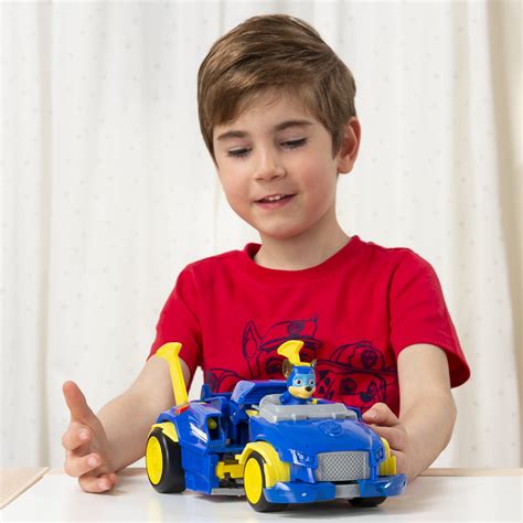 Buy PAW Patrol, Mighty Pups Super PAWs Chase’s Powered Up Cruiser ...