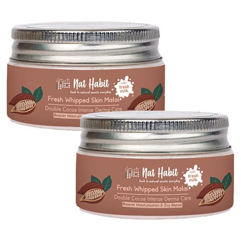 Buy Nat Habit Double Cocoa Moisturiser, Skin Malai, Body Cream, Body ...