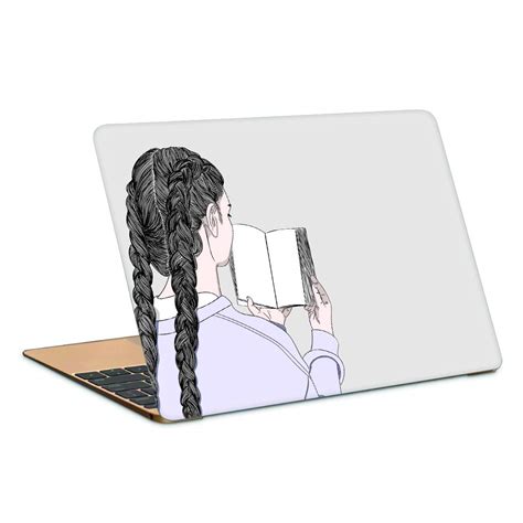 Amazon.in: Buy PosterGully 15.6" Laptop Skin - Girl Reading A Book ...