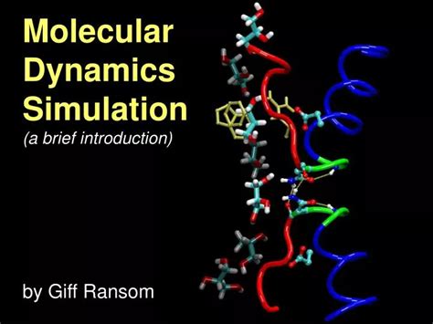 Image result for All-Atom Molecular Dynamic