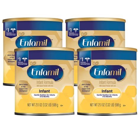 Enfamil Infant Formula Powder, Milk-based Baby Formula with Iron - 21.1 ...