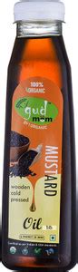 gudmom Organic Cold Pressed Mustard Oil Jar Price in India - Buy gudmom ...