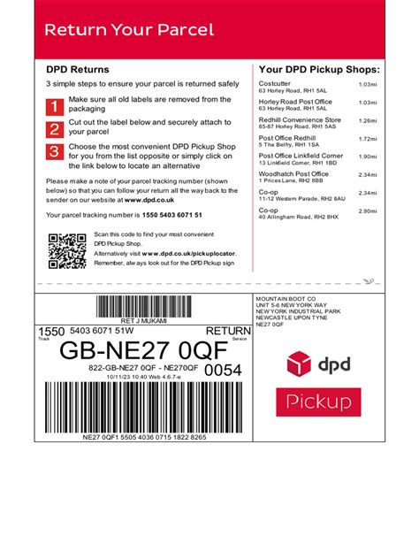 Image result for ASOS Returns Label