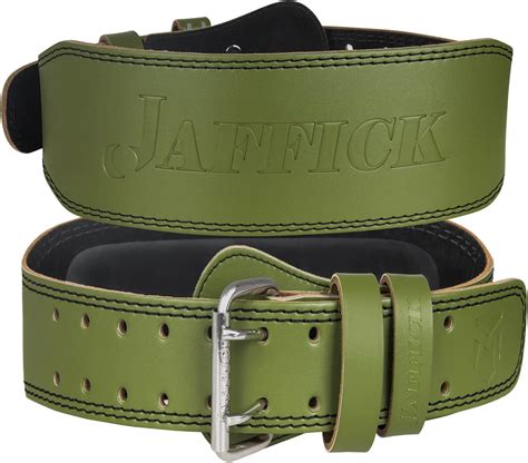 Buy WKWE Weight Lifting Belt with Padded 4 Inch Gym Fitness Squats Dip ...