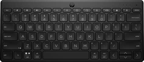 Amazon.in: Buy HP 350 Compact Multi-Device Bluetooth Wireless Keyboard ...
