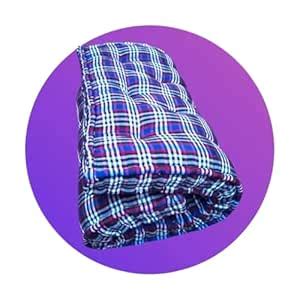Unite Source Soft 5-Inch Thick Black and White Check Cotton Quilt Box ...