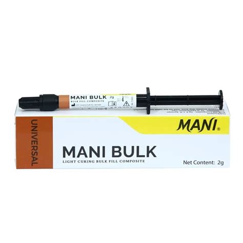 Buy Mani Bulk Fill Universal Composite | MANI Online – Oralkart