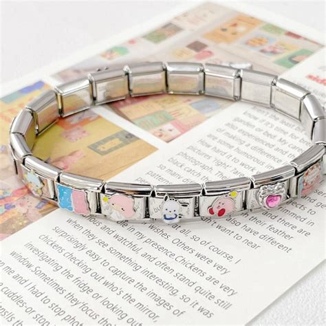 18 Links Italian Charm Bracelet, 2000s Jewelry, Vintage Italian Charm ...