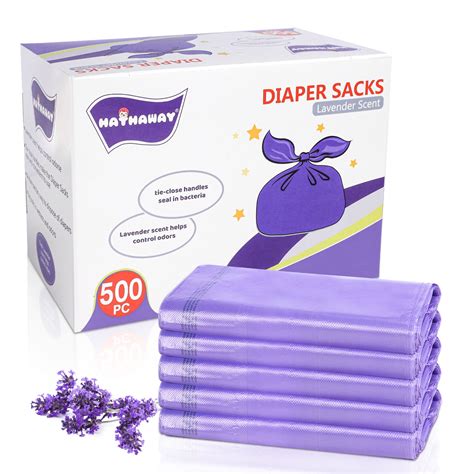 Baby Disposable Diaper Bags Scented Diaper Sacks ( 500 Count ...