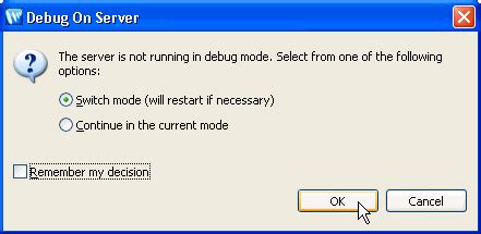 JSP Tutorial: Step 4 Debug the Application