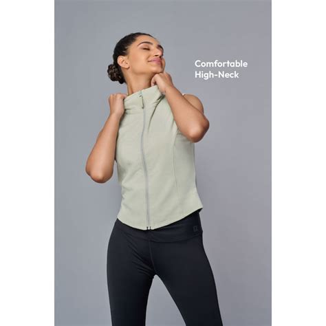 Buy RYZ Women Enahnace Sleeveless Jacket Brown Online