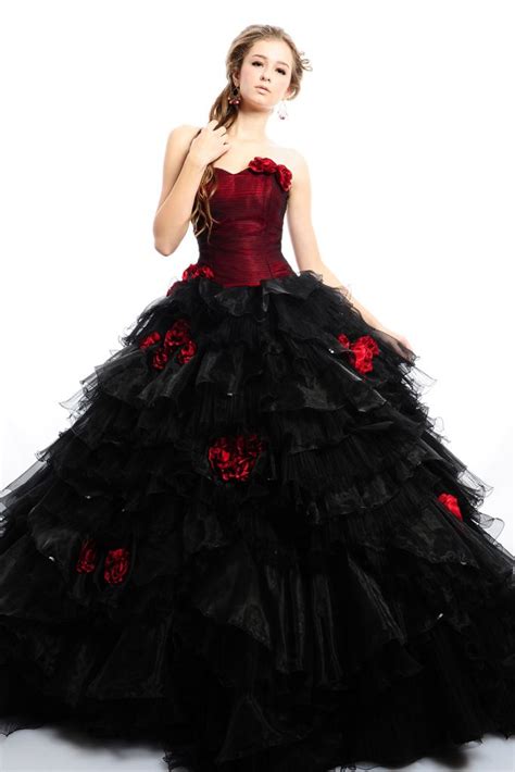 black quinceanera dresses