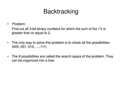 Image result for Backtracking Code with Mic