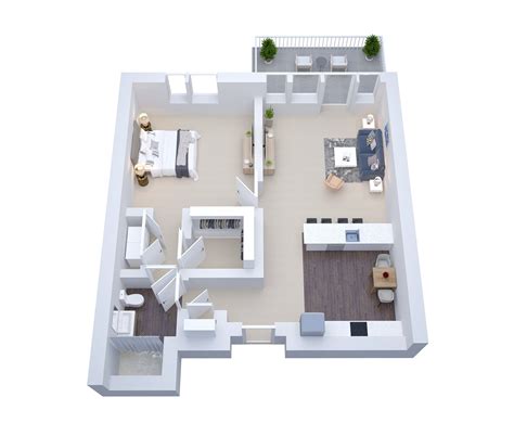 Floor Plan For 1 Bedroom Apartment One Bedroom Student Apartments In