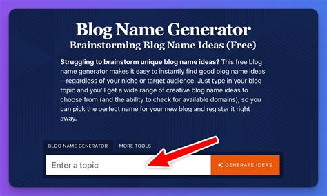 Blog Name Generator: Brainstorming Blog Name Ideas (Free)