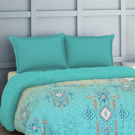 Buy SPACES Organic Cotton Printed Double Quilt from Spaces at just INR ...