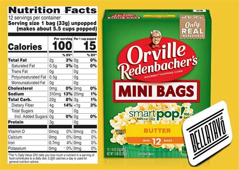 Microwave Popcorn Mini Bags Bundle Includes One Box Of Orville ...