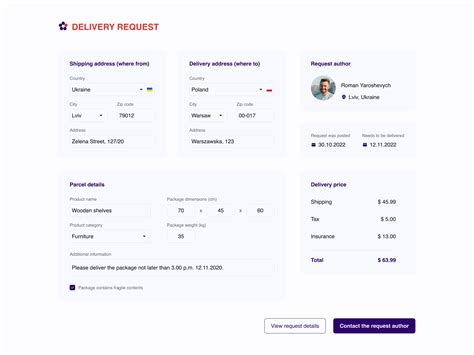 Image result for Shipping Estimate Request Form
