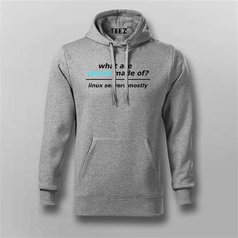 What Are Clouds Made Of? Linux Servers Mostly Funny Hoodies For Men ...