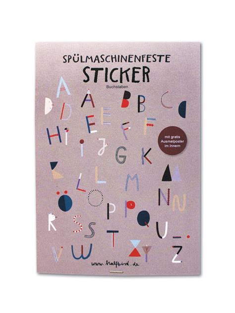 Dishwasher safe stickers ABC – OrangeCherie