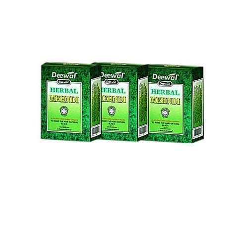 Buy Deewal Herbal Mehandi Pack Of 3, (80g each) Online at Low Prices in ...