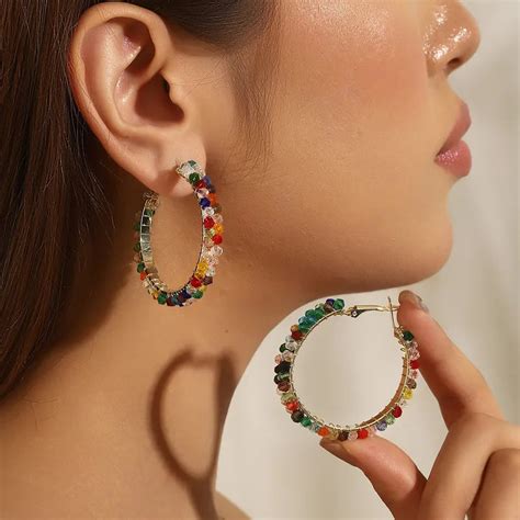 Prism Glow Hoops – Florafauna