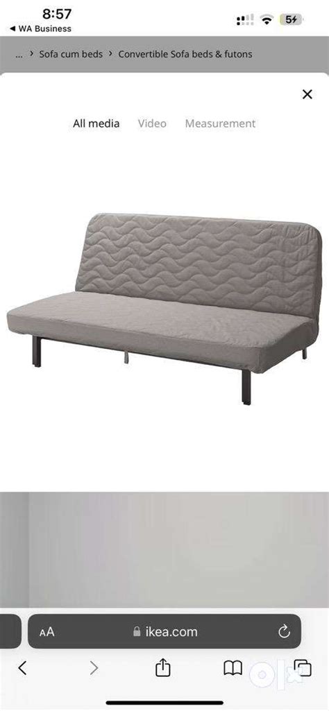 Ikea metal sofa cum bed with spring matress - Sofa & Dining - 1772133052