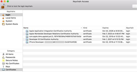 Xcode Developer Certificate 的图像结果