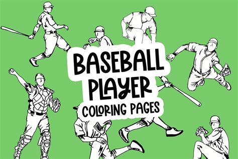 Baseball Player Coloring Pages Printable 的图像结果